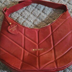 Persian Red Quilted Leather Bag